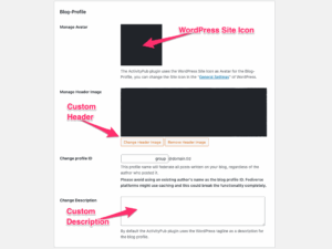 ActivityPub: Blog Profile Screen