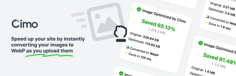 Cimo WordPress Plugin Hero Image