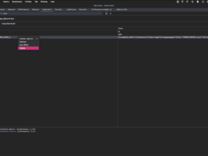 Google Chrome Inspector - Application Panel - Local Storage