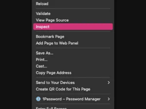 Vivaldi Page Contextual Menu: After Editing