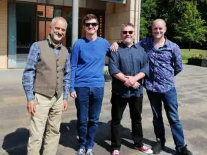The Blokes. Howard (friend), Connor (Nephew), Me and Michael (Brother in Law)